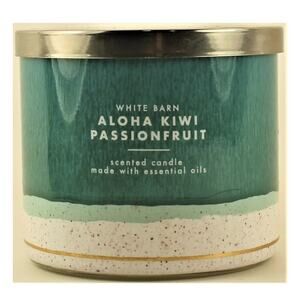 Bath & Body Works White Barn ALOHA KIWI PASSIONFRUIT 3-Wick 14.5 Oz Candle